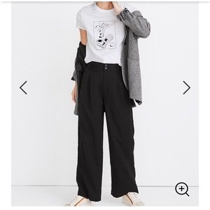 Pleated Wide Leg Pants